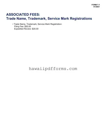 Fill Your Hawaii T1 Template