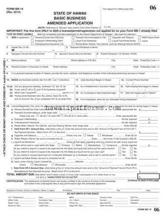 Fill Your Hawaii Tax Bb1X Template